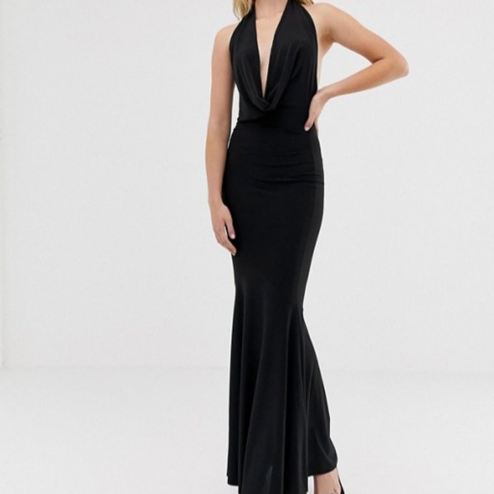 ASOS Cowl-Neck Maxi Dress